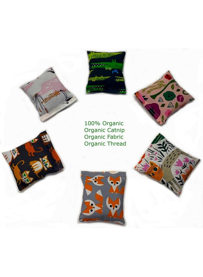 لعبة واحدة من عشبة النعناع البري العضوية من ستة تصميمات، مصنوعة من نسيج عضوي معتمد من GOTS، عشبة النعناع البري العضوية، خيط عضوي، مصنوعة يدويًا في الولايات المتحدة الأمريكية - Image 2