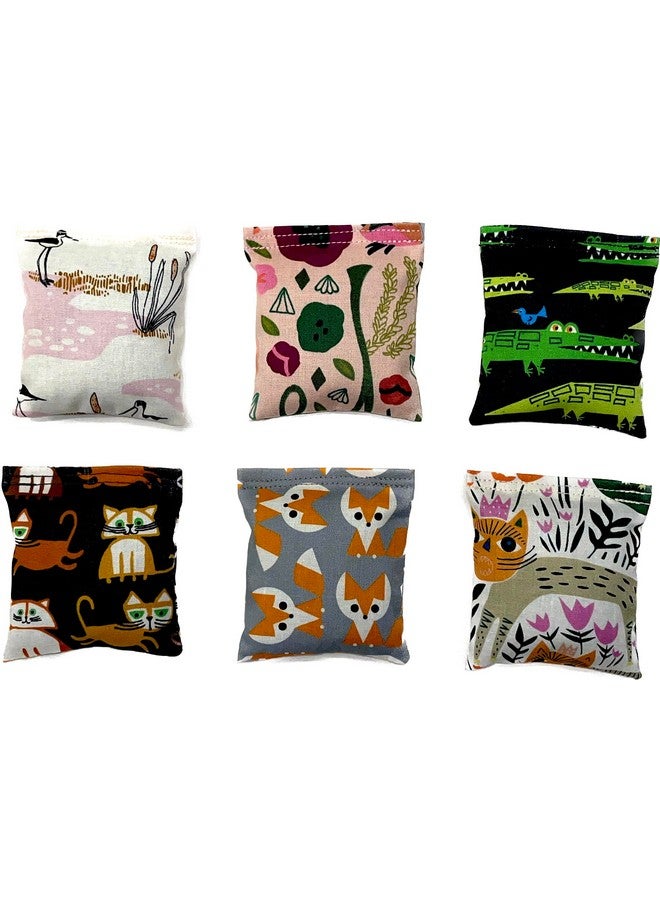 لعبة واحدة من عشبة النعناع البري العضوية من ستة تصميمات، مصنوعة من نسيج عضوي معتمد من GOTS، عشبة النعناع البري العضوية، خيط عضوي، مصنوعة يدويًا في الولايات المتحدة الأمريكية - Image 5