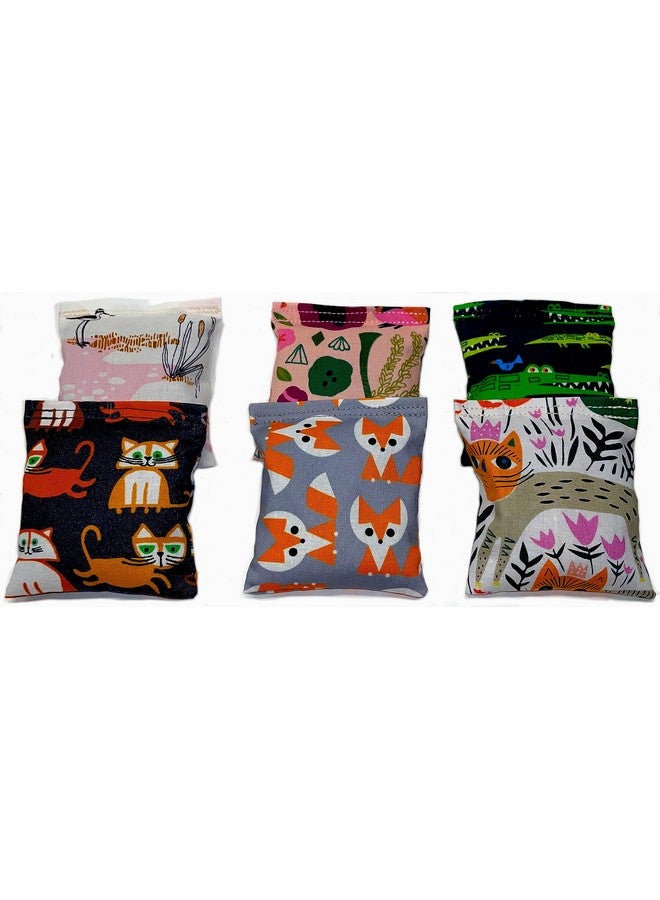 لعبة واحدة من عشبة النعناع البري العضوية من ستة تصميمات، مصنوعة من نسيج عضوي معتمد من GOTS، عشبة النعناع البري العضوية، خيط عضوي، مصنوعة يدويًا في الولايات المتحدة الأمريكية - Image 1