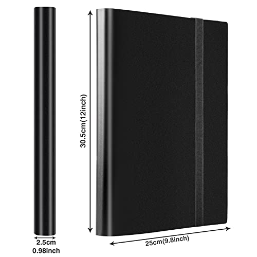 GEAoffice Trading Card Binder, 9 Pockets Card Album Folder, 360 Side Loading Pocket Binder for Sports&Game Cards, MTG and Other TCG, BLACK - Image 3