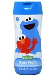 Sesame Street - Sesame Street Body Wash 8Fl Oz Parabens Free Non Toxic Light Fresh Citrus Scent Pack of 1 - Image 1