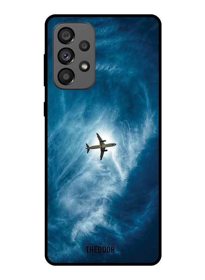 Theodor غطاء حماية لهاتف سامسونج جالكسي A73 5G طائرة في السماء - Image 1