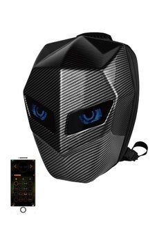 OASIS DESERT LED Motorcycle Backpack, LED Backpack,Laptop Backpack, DIY programming backpack, Travel and Camping Storage Bag, Electronic Bike & led knight Backpack (Black color)  - Image 1