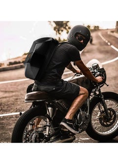 OASIS DESERT LED Motorcycle Backpack, LED Backpack,Laptop Backpack, DIY programming backpack, Travel and Camping Storage Bag, Electronic Bike & led knight Backpack (Black color)  - Image 3