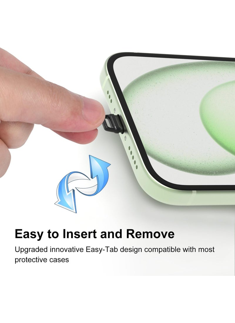 iKammo 10 Pcs USB C Dust Plugs Port Cover for iPhone 1615 Pro Max Plus Samsung Galaxy S25S20 Google Pixel and All USB Type C Ports  - Image 2