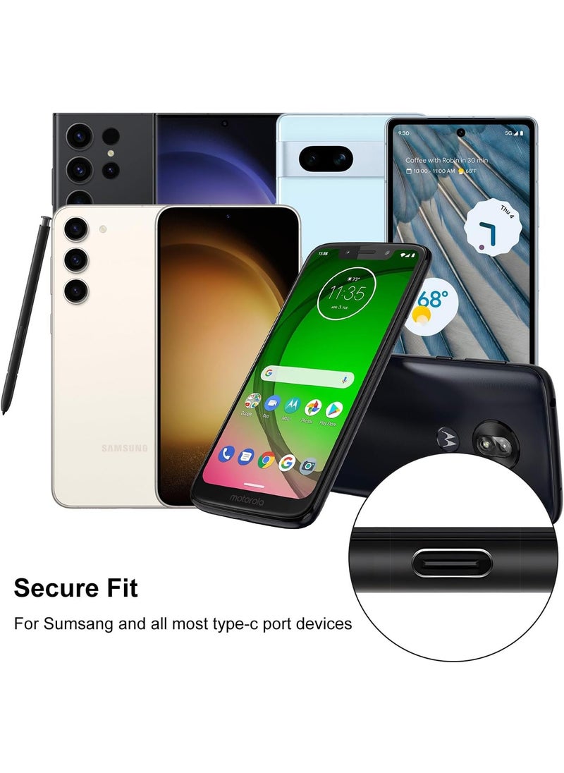 iKammo 10 Pcs USB C Dust Plugs Port Cover for iPhone 1615 Pro Max Plus Samsung Galaxy S25S20 Google Pixel and All USB Type C Ports  - Image 3