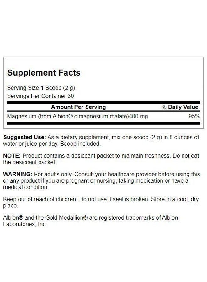 Swanson ULT Albion DIMAGNESIUM Malate 2.1 OZ - Image 2