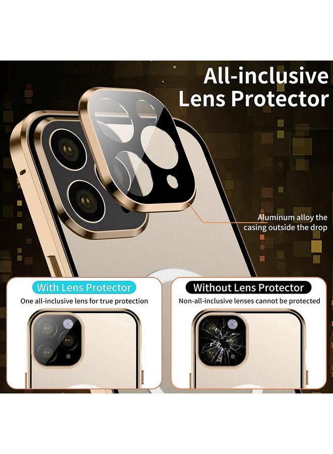 S-TOP Case For iPhone 14 Pro Max 360 Full Body Magnetic Frosted Magsafe Phone Case - Image 4