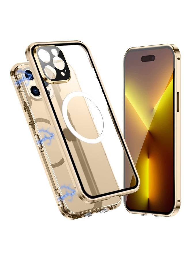 S-TOP Case For iPhone 14 Pro Max 360 Full Body Magnetic Frosted Magsafe Phone Case - Image 1