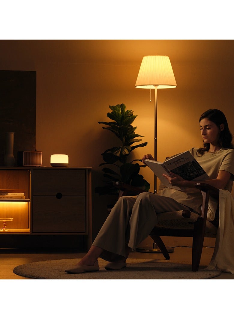 يلايت ييلايت مصباح طاولة ذكي LED- 16 مليون لون، قابل للتعتيم وتعديل درجة حرارة اللون، تشغيل/إيقاف بنقرتين، تحكم باللمس، مزامنة الموسيقى والألعاب (Razer Chroma)، تحكم بالتطبيقات والصوت مع Siri وAlexa وGoogle - Image 4