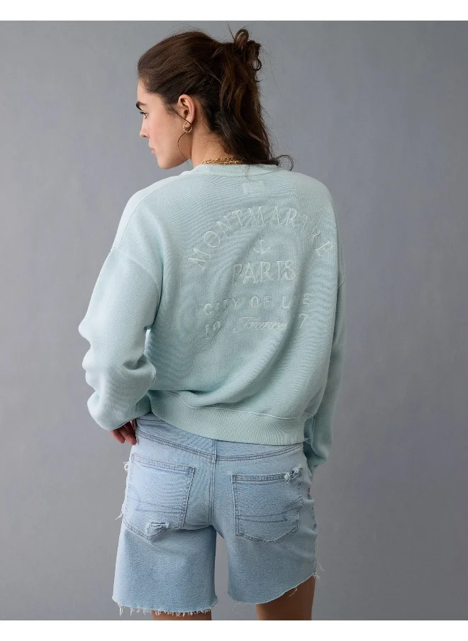 American Eagle AE Destination Graphic Sweatshirt