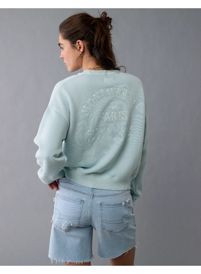 American Eagle AE Destination Graphic Sweatshirt  - Image 2