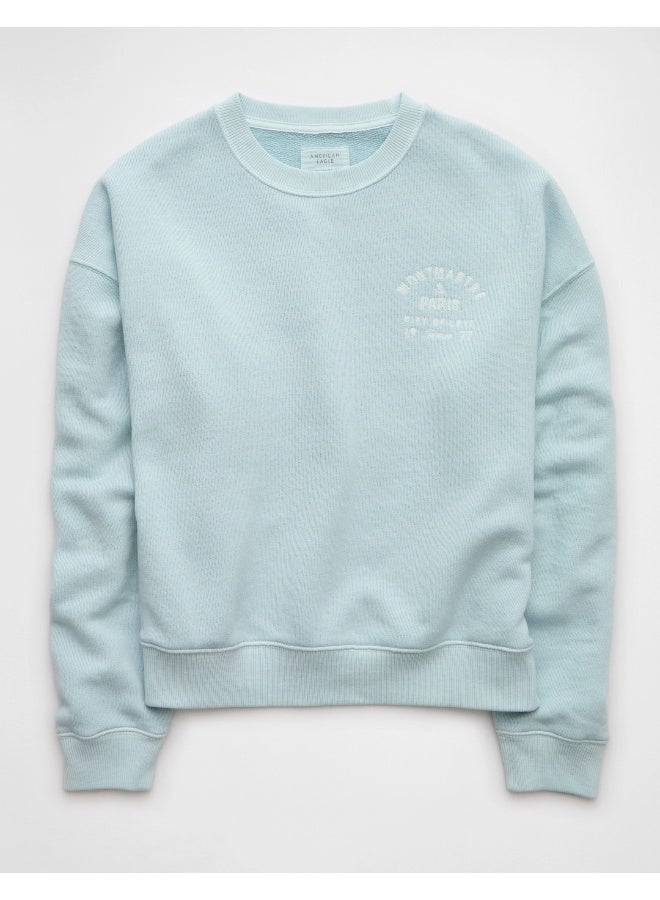 American Eagle AE Destination Graphic Sweatshirt  - Image 4