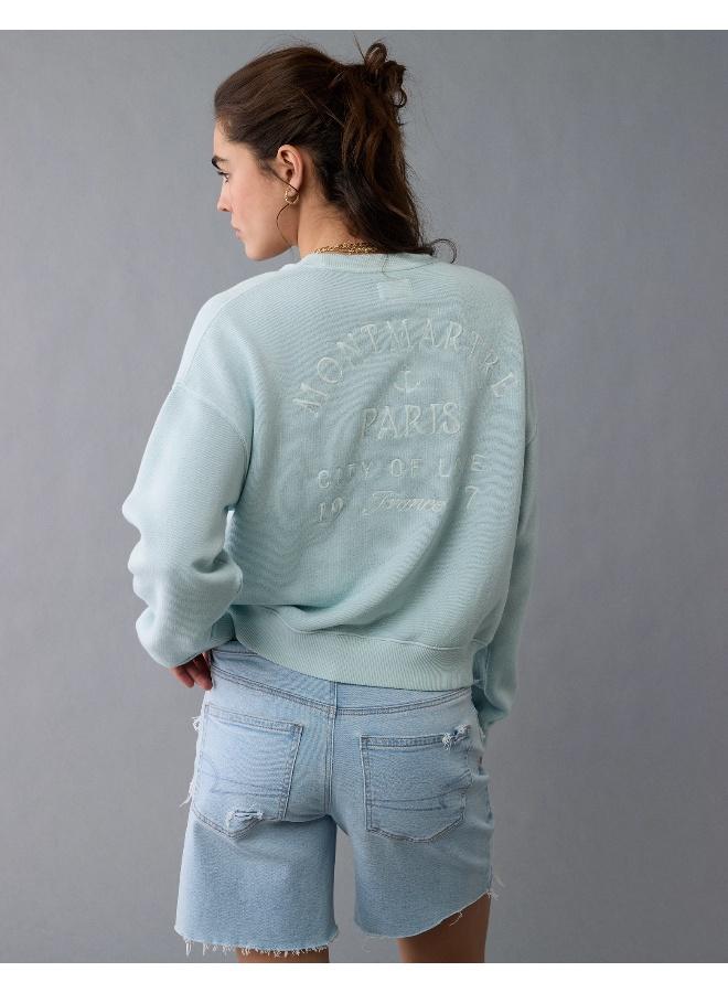 American Eagle AE Destination Graphic Sweatshirt  - Image 4