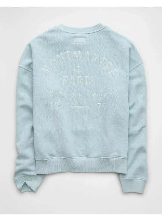 American Eagle AE Destination Graphic Sweatshirt