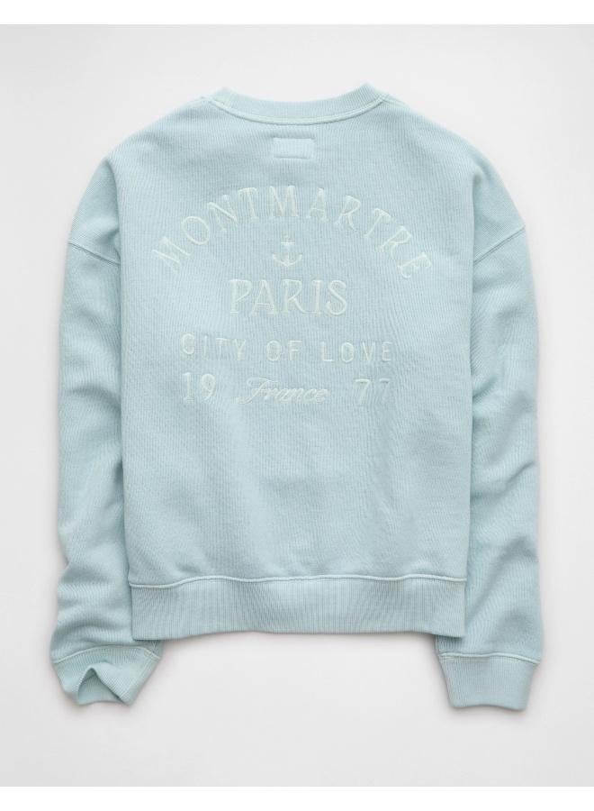 American Eagle AE Destination Graphic Sweatshirt  - Image 2