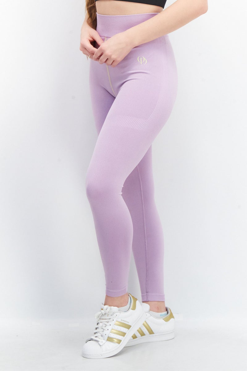ODolls Sport Women Sportswear Fit Training Leggings, Lilac - Image 4