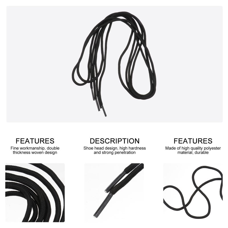 1 Pair of Casual Shoes Laces Decorative Shoes Accessories - Image 3