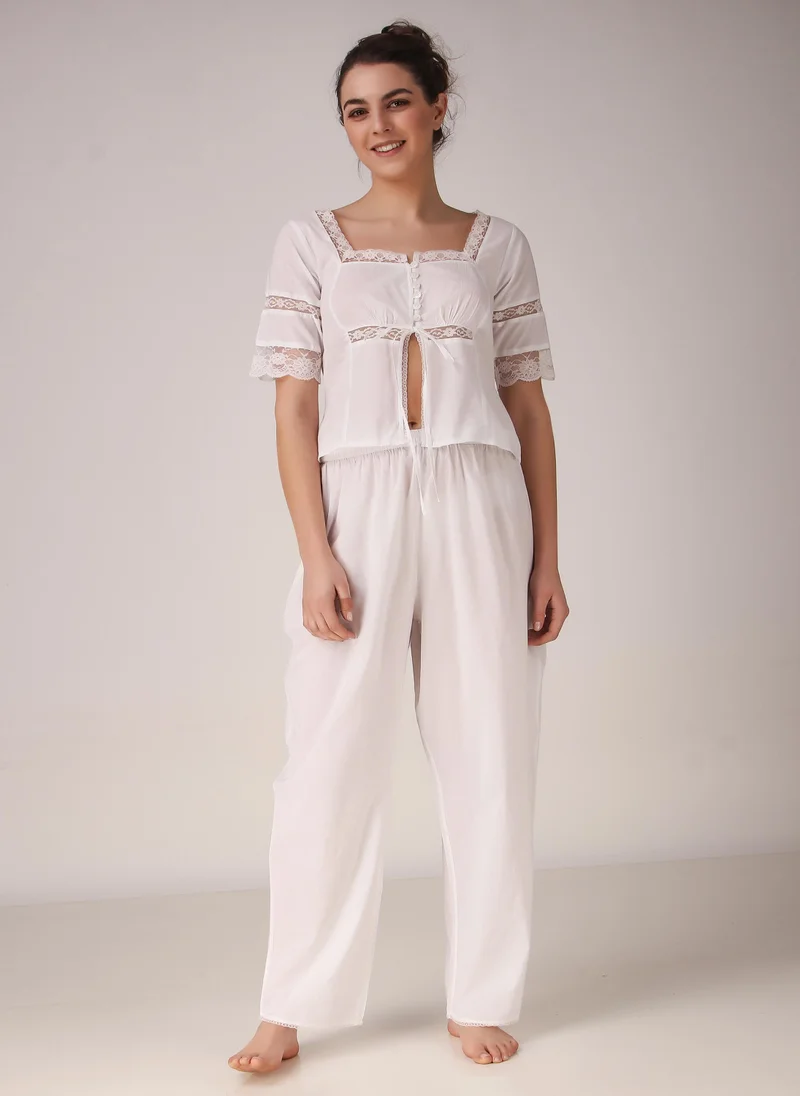 افتر دارك Ellie, Vintage Cotton Pyjama Set