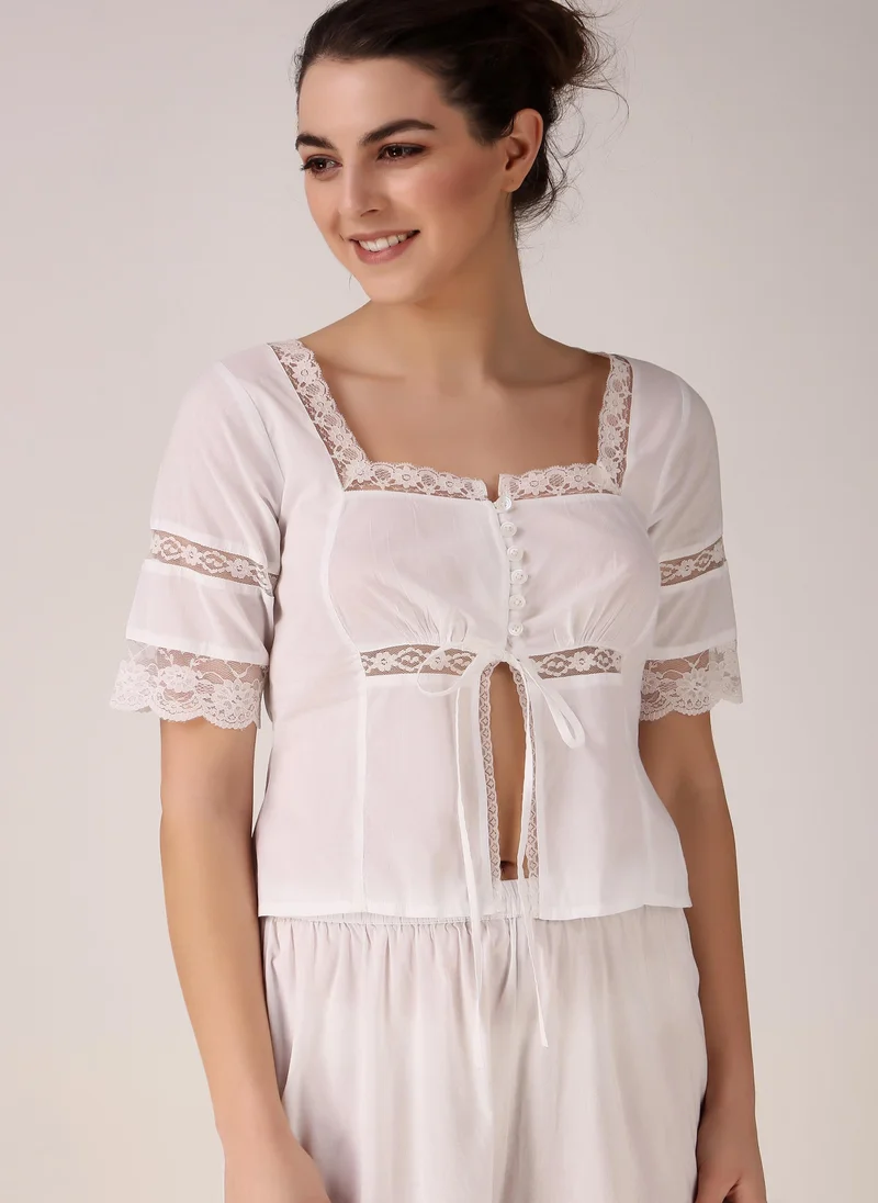 After Dark Ellie, Vintage Cotton Pyjama Set