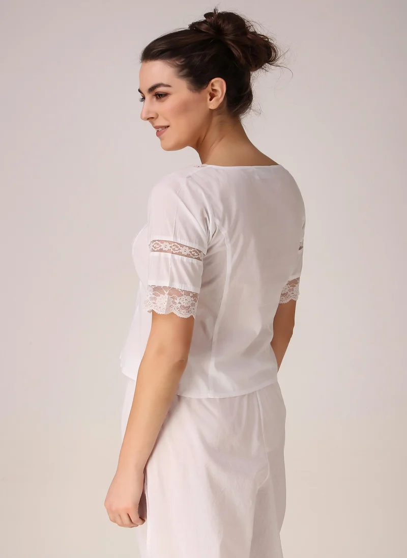 After Dark Ellie, Vintage Cotton Pyjama Set