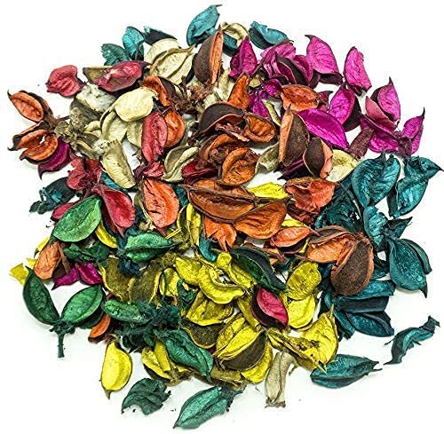 Promote Potpourri Unscented 75Gm Pack Dried Leaves and Flowers and 3 inch 4 pcs DIY Craft Ball for Home Natural Decorations - Image 4
