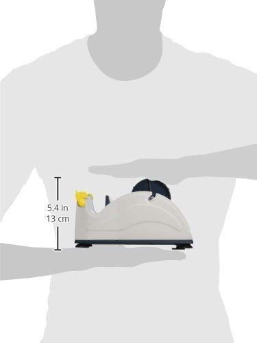 Excell ET-12271 Extra Wide Multi-Track Multi-Rolls Desktop Tape Dispenser, 3 Inches Core Diameter; 2 Inches Wide - Image 2
