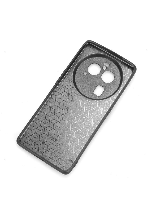 S-TOP Case For OPPO Find X6 Pro 5G Sewing Cow Pattern Skin PC + PU + TPU Phone Case - Image 4