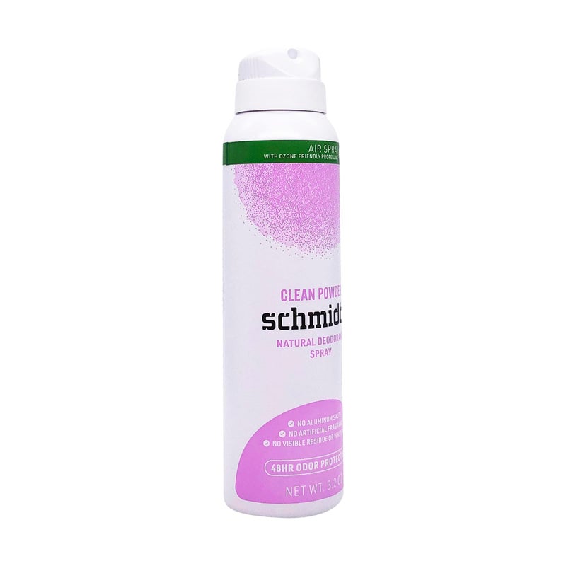 Schmidt's SCHMIDTS DEODORANT Clean Powder Deodorant Spray, 3.2 OZ - Image 3