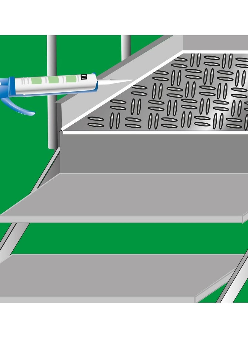 WEICON Flex 310 M HT 200 310ml MS polymer high temperature resistant 1-component adhesive - Image 5