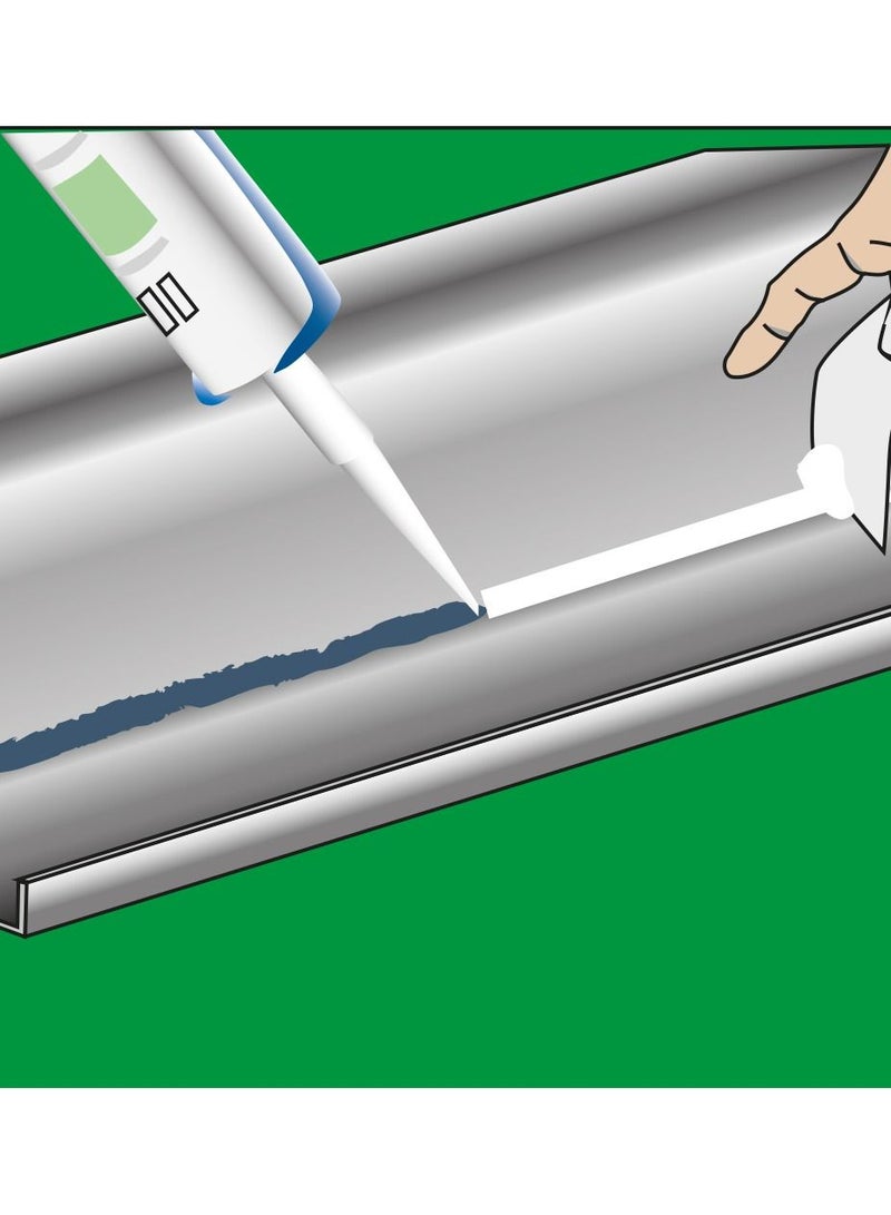 WEICON Flex 310 M HT 200 310ml MS polymer high temperature resistant 1-component adhesive - Image 4