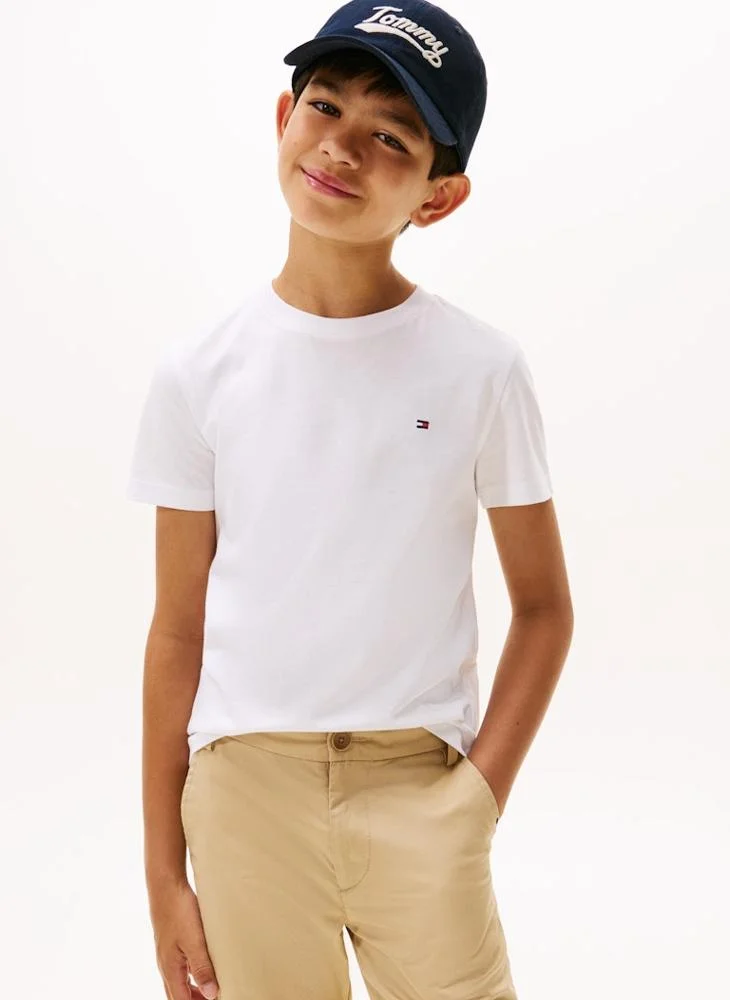 TOMMY HILFIGER Kids Essential Crew Neck T-Shirt