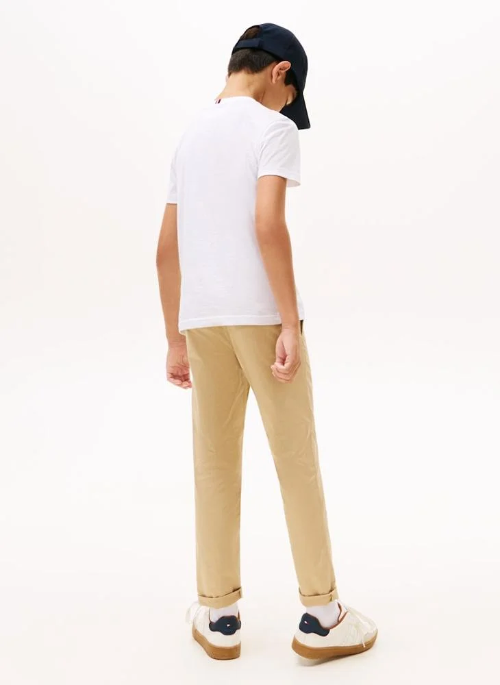 TOMMY HILFIGER Kids Essential Crew Neck T-Shirt