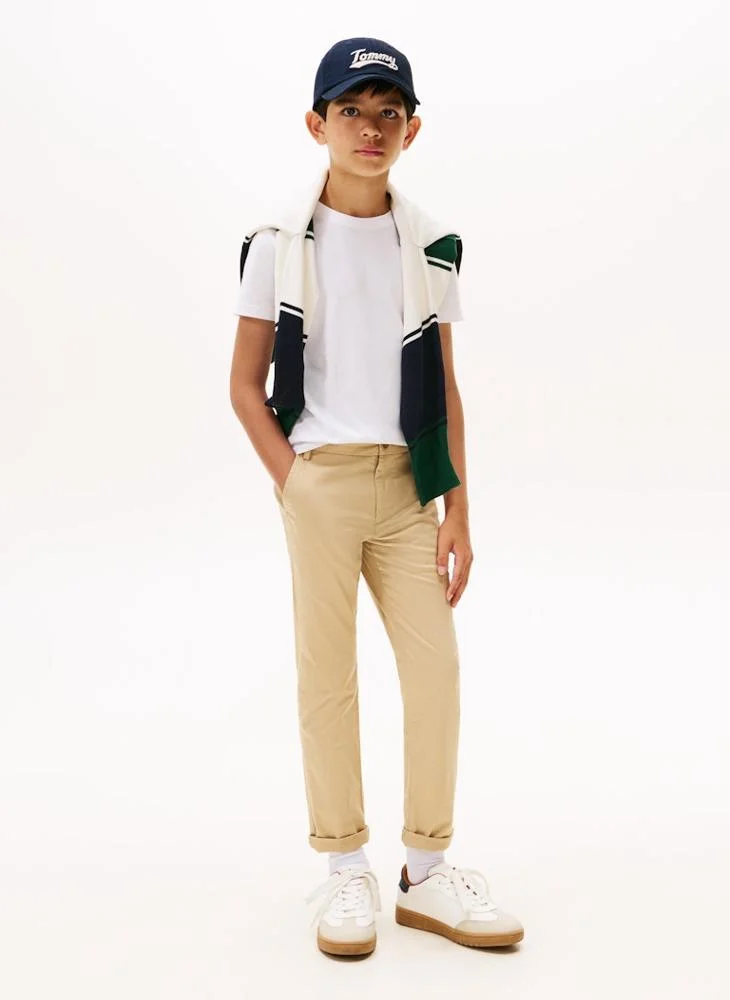 TOMMY HILFIGER Kids Essential Crew Neck T-Shirt