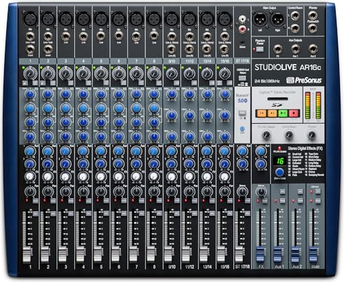 PreSonus StudioLive AR16c Analog Mixer with Studio One Pro Software - Image 1