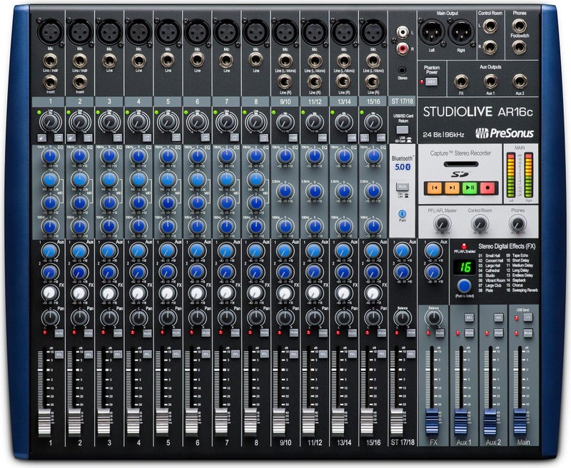 PreSonus StudioLive AR16c Analog Mixer with Studio One Pro Software - Image 3