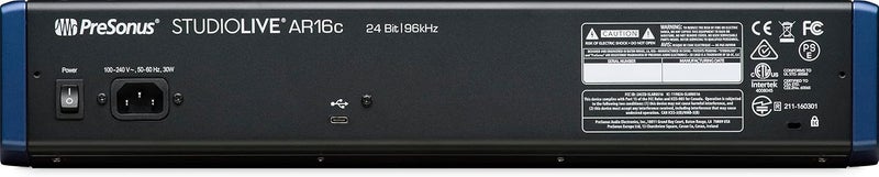 PreSonus StudioLive AR16c 18-Channel USB-C Hybrid Digital/Analog Mixer - Image 3