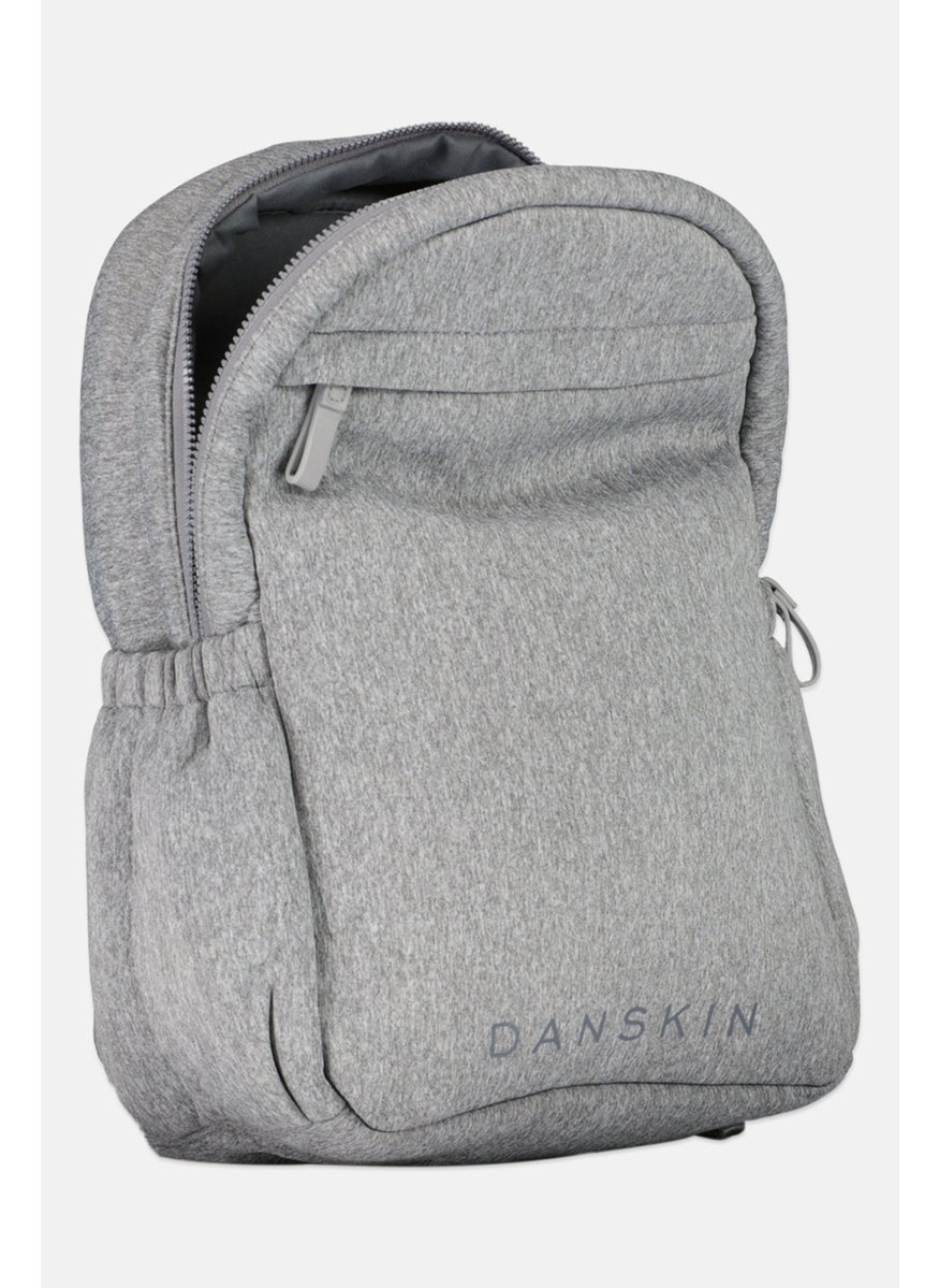 Danskin Men Brand Logo Backpack 42 x H 29 x L 15 x W cm, Heather Grey  - Image 2