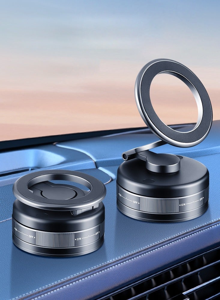 general Magnetic Car Phone Holder, Suction Cup Mount, Multi-Angle Rotation, Includes Mirror Stickers, Magnetic Sheets, and Hex Wrench for Easy Installation - Image 1