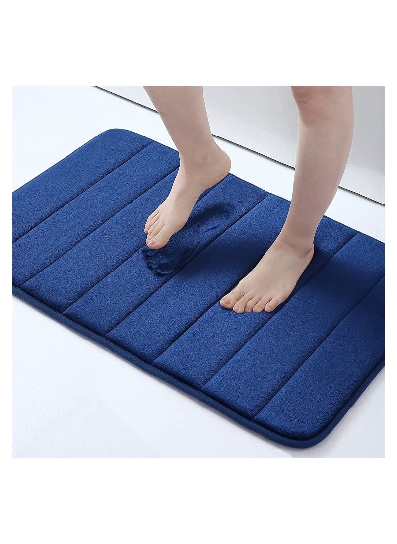 BELGREE 2 PACK Non Slip Mat With Memory Foam Super Absorbent Bath Rugs Washable Kitchen Mats is Machine Wash Easy to Dry for Bathroom Floor Rugs Pack of 2  - Image 1