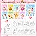 Duchong Valentines Day Gifts for Kids 24 Packs Heart Watercolor Paint Sets with Dessert Food Painting Cards Classroom School Exchange Prizes Art Party Favors for Boys Girls - Image 4