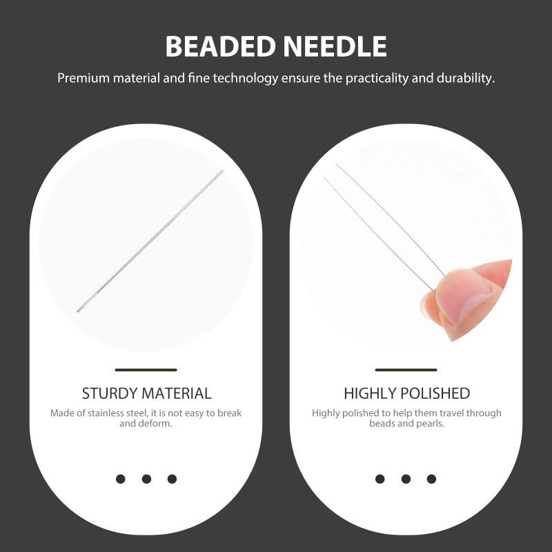 3pcs 113mm Long Opened Beading Needles 0.3mm Superfine for Jewelry and Bracelet Making - Image 4