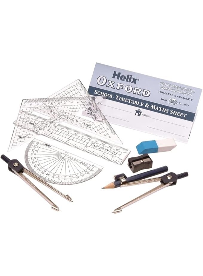 Helix Oxford Mathematical Instruments Set - Image 3
