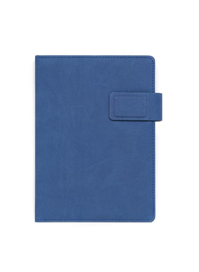 REGAL Premium PU Leather A-5 Office Notebook Diary Journal with Smart Magnetic Flap Closure, 192 pages 80 gsm (Cobalt Blue) - Image 1