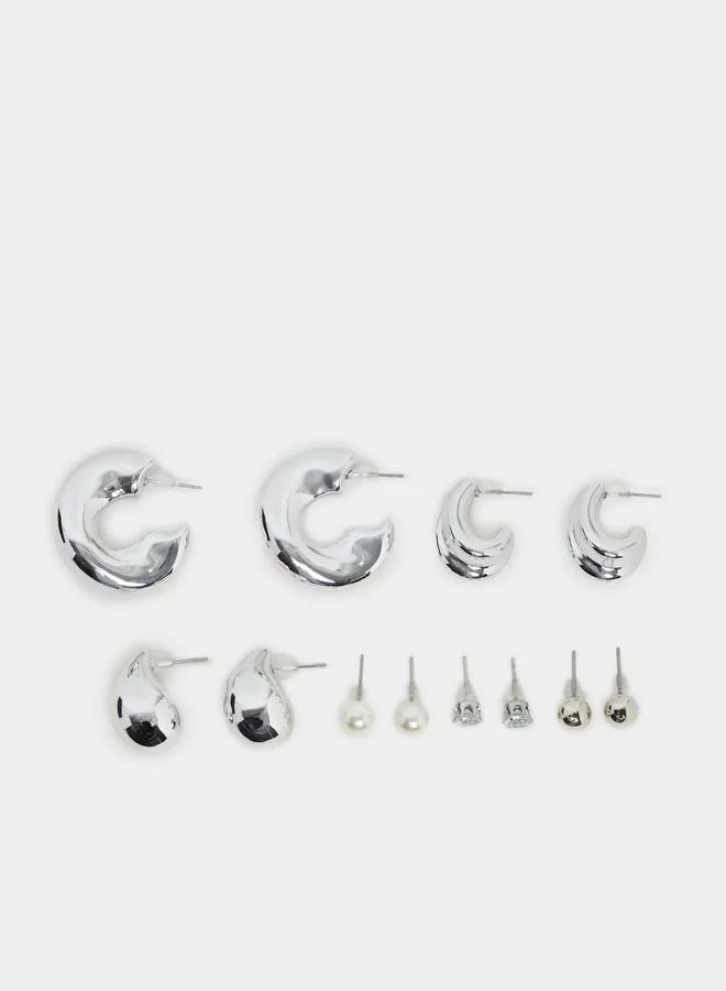 Styli Set of 6 - Plain Assorted Earrings