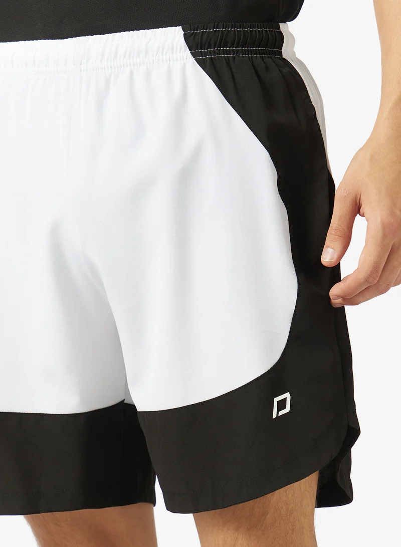 Frwd  Contrast Cut And Sew Panel Sweat Shorts for Men | Best Price UAE