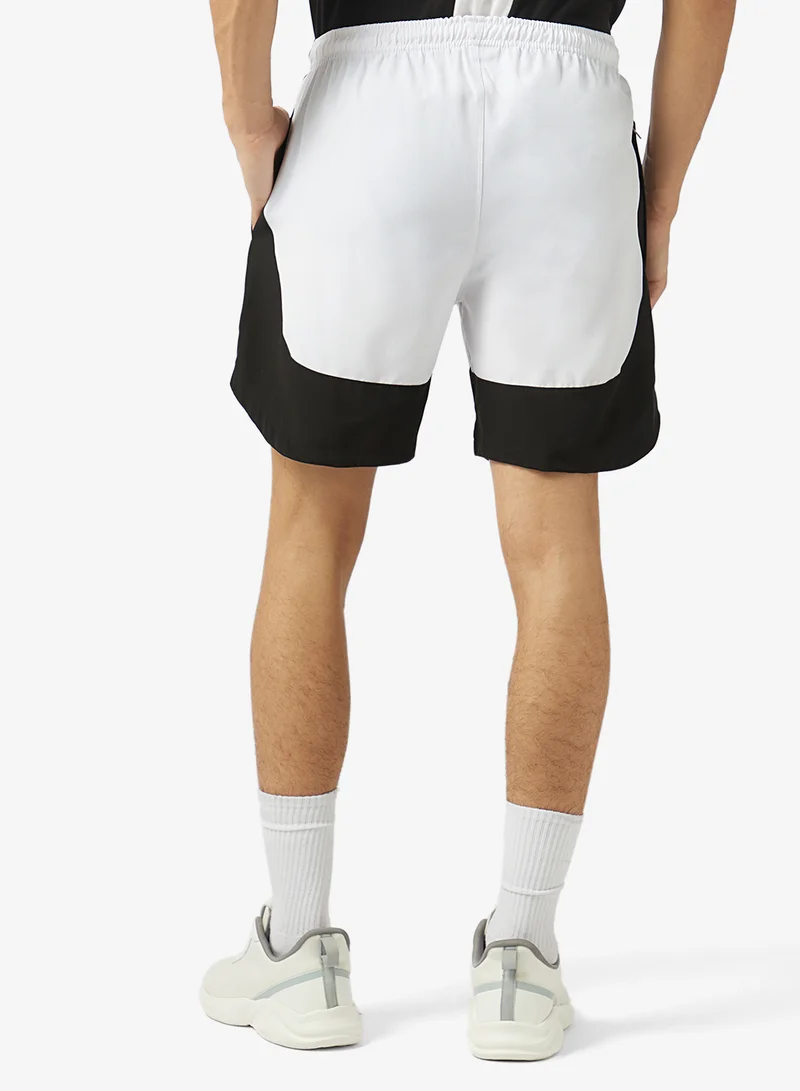 Frwd  Contrast Cut And Sew Panel Sweat Shorts for Men | Best Price UAE