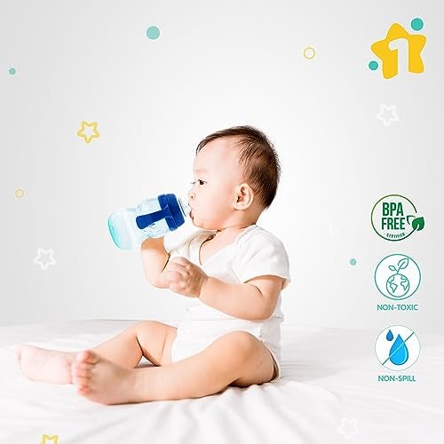 1ST STEP 250 ml BPA Free Polypropylene Soft Spout Sipper (Mint Green) - Image 3