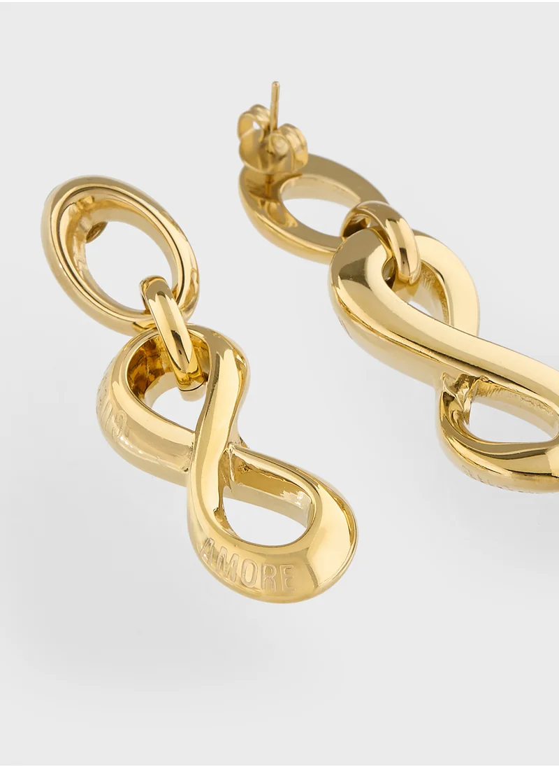 جس Jube05048Jwygt/U 52Mm Infinity Pendant Earrings