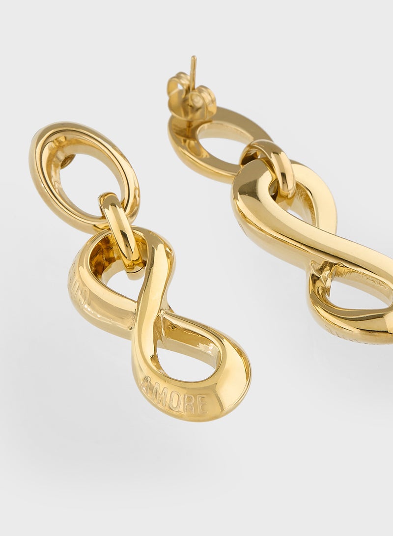 GUESS Jube05048Jwygt/U 52Mm Infinity Pendant Earrings  - Image 2
